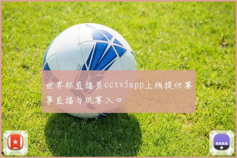 世界杯直播页cctv5app上线提供赛事直播与观赛入口